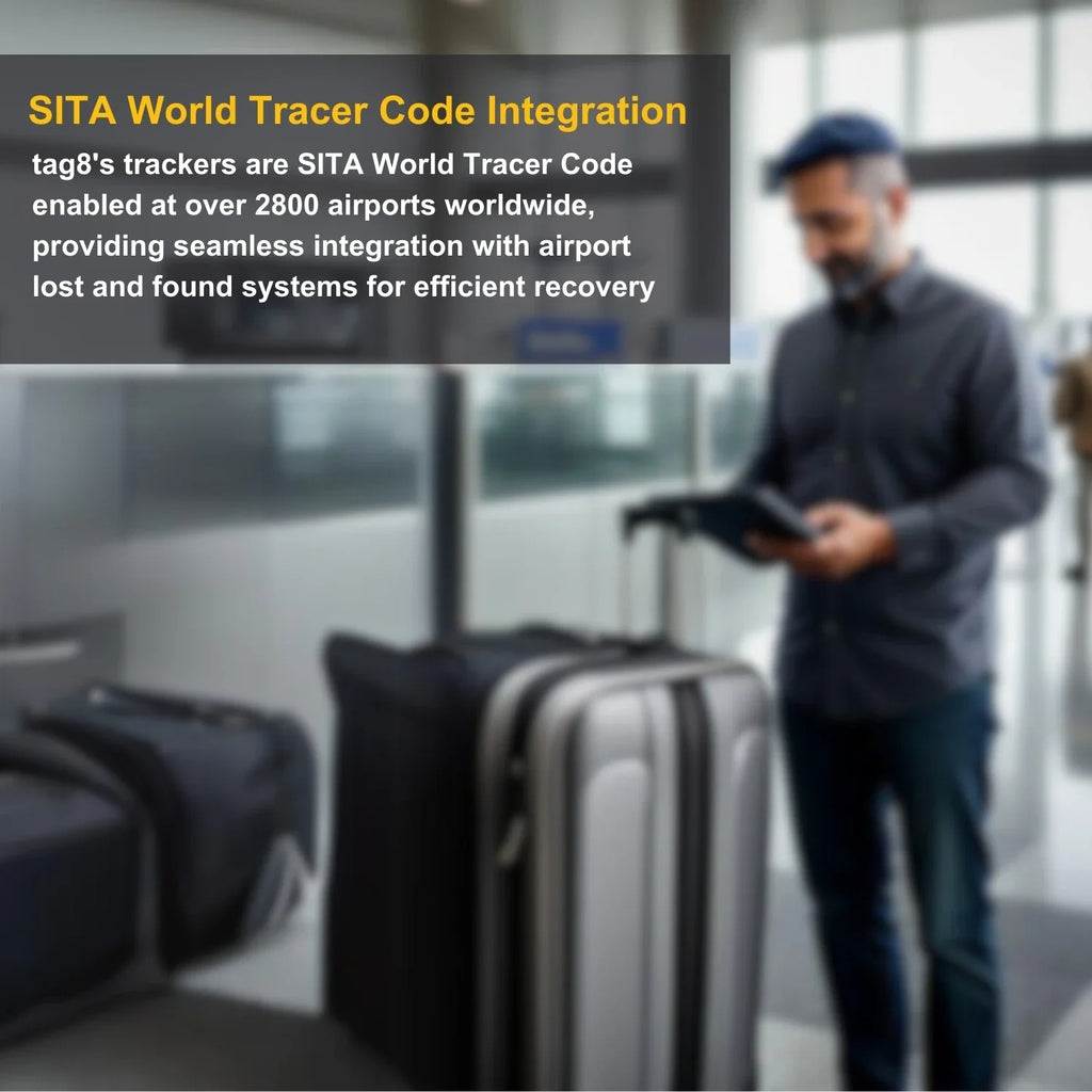 Smart Bag Security Tag - Turkey Flag [Pack 2] Global Lost Recovery Service | 2800+ Airports worldwide